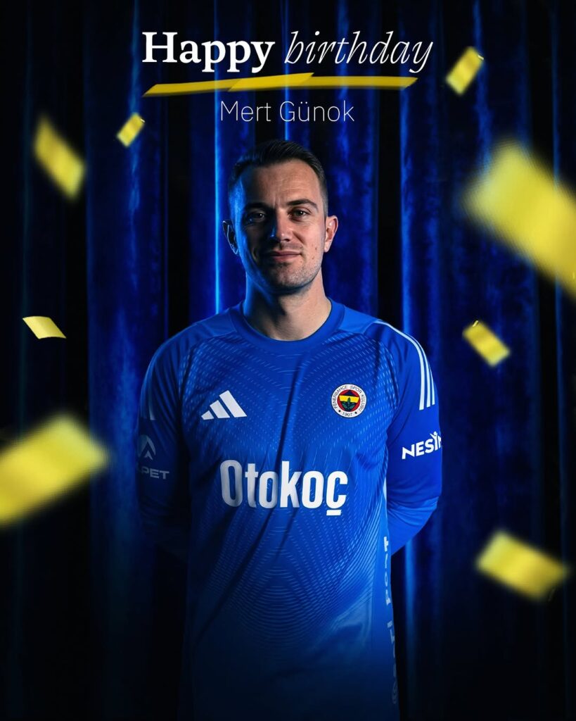 Fenerbahçe’den Mert Günok’a Doğum Günü Kutlaması