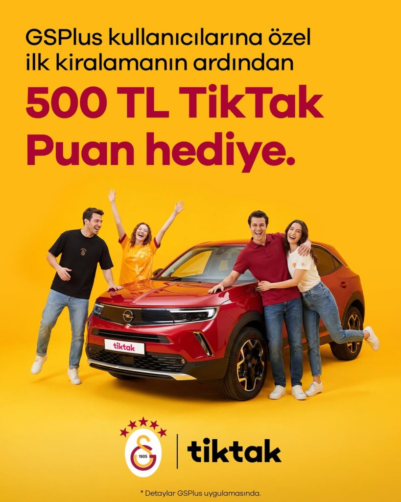 Galatasaray Taraftarına TikTak Sponsorluğundan Hoş Geldin Hediyesi
