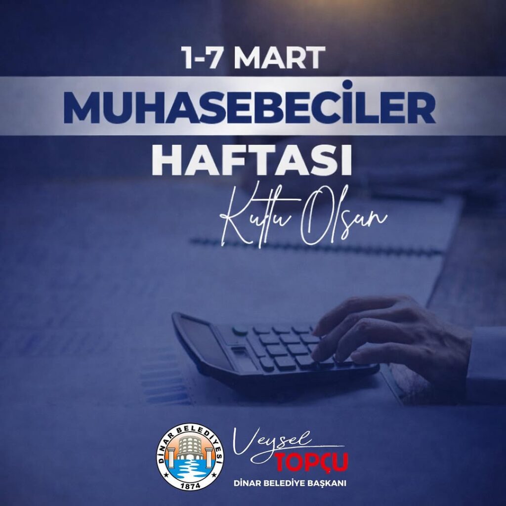 1–7 Mart Muhasebeciler Haftası Kutlu Olsun