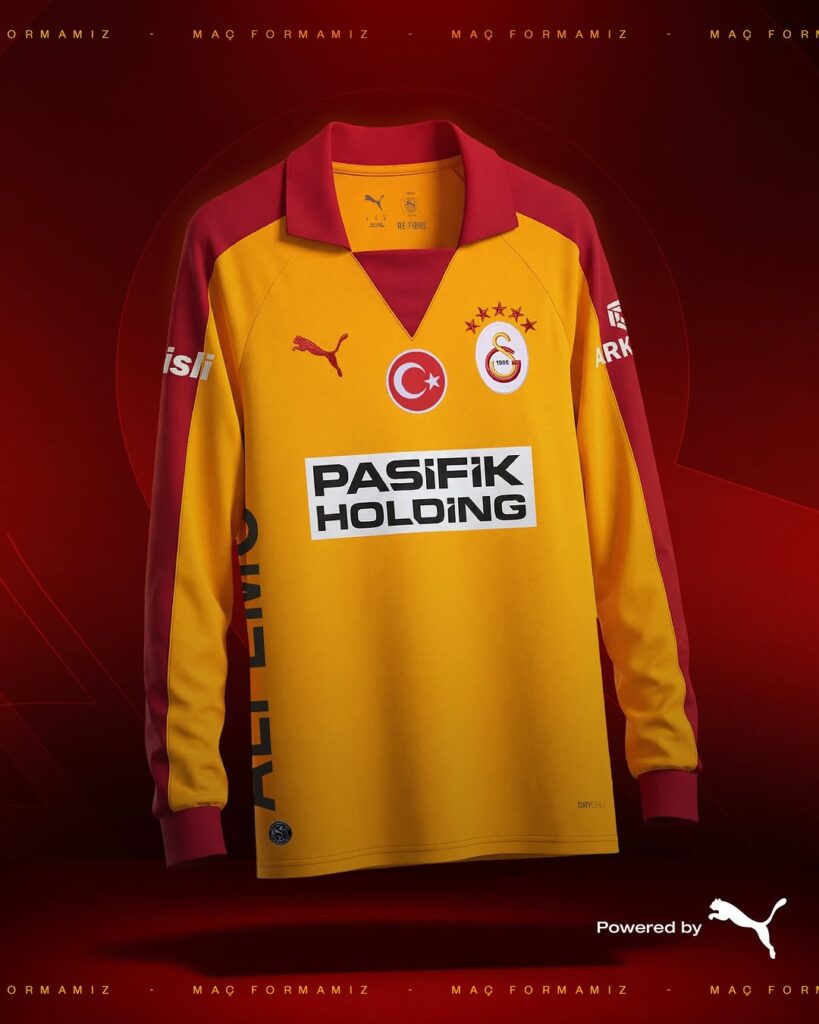 Galatasaray, C. Alanyaspor Maçına Sarı Retro Forma ile Çıkacak