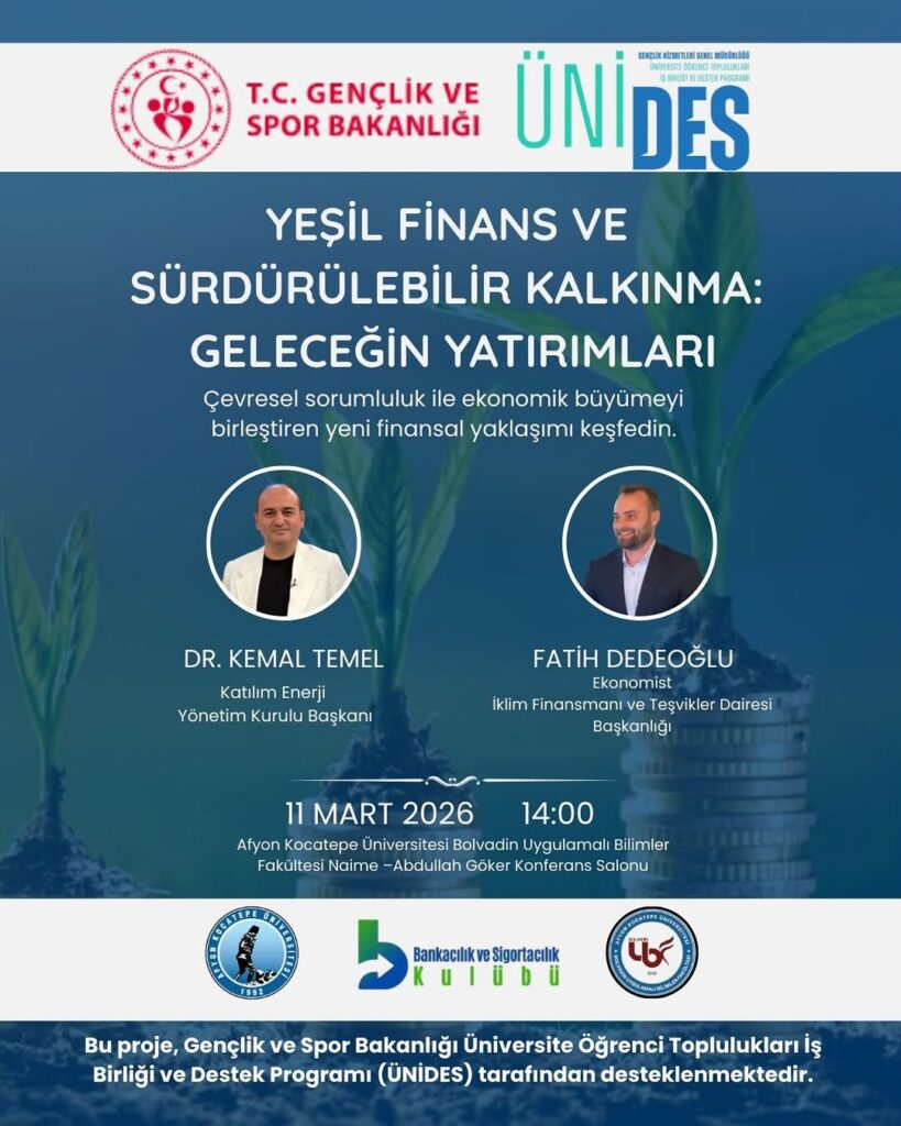 Geleceğin Finansında Sorumluluk: Afyon Kocatepe Üniversitesi’nden Önemli Panel
