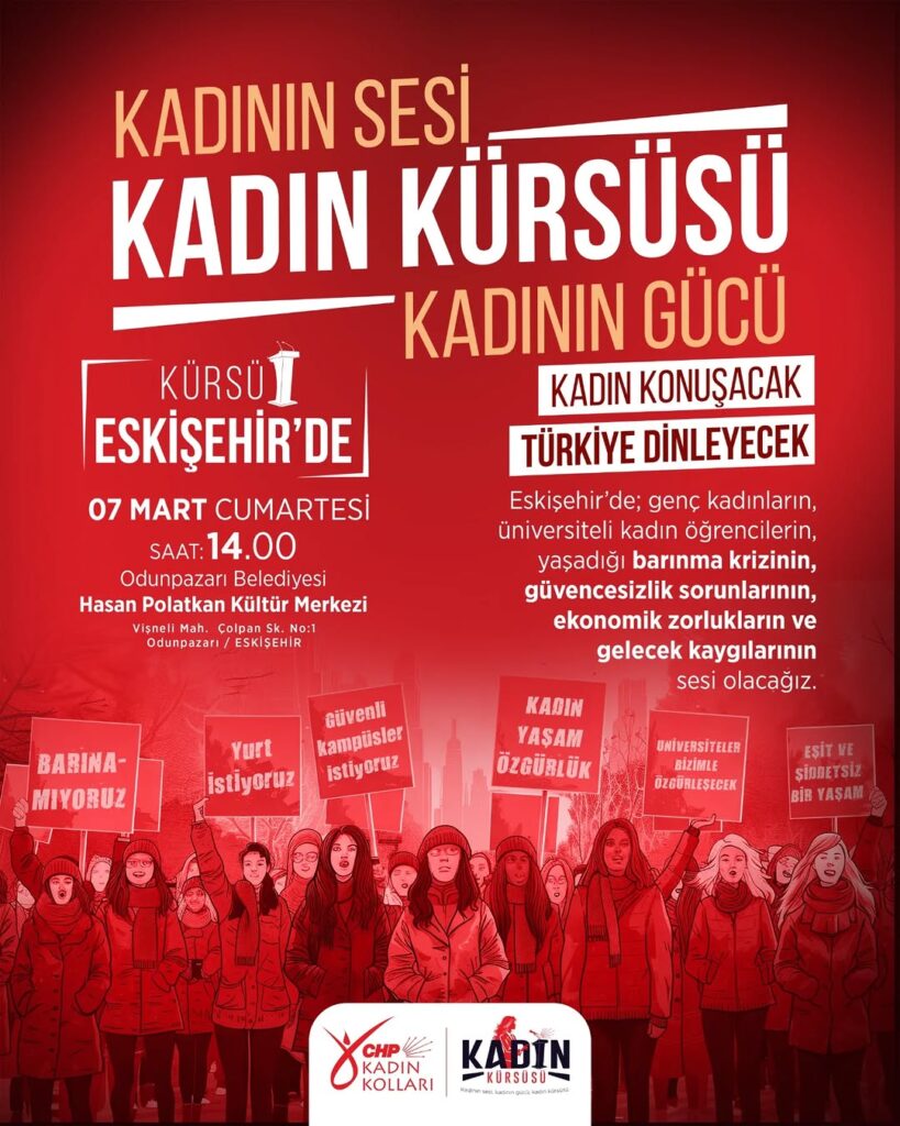 Kadın Kürsüsü Eskişehir’de! Genç Kadınlar Sorunları Konuşacak