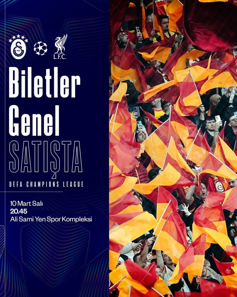 Galatasaray, Liverpool Maçı İçin Ali Sami Yen’de 50.000 Taraftarı Bekliyor!