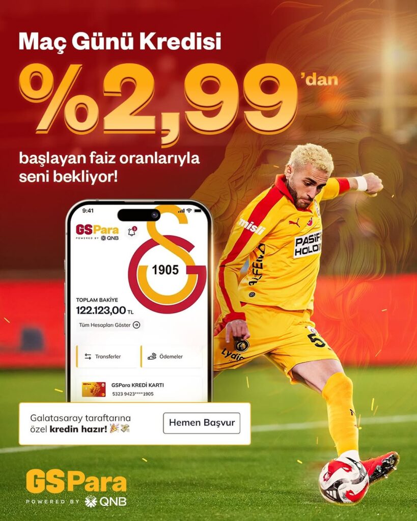 Galatasaraylılara Özel Maç Günü Fırsatı GSPara’da!