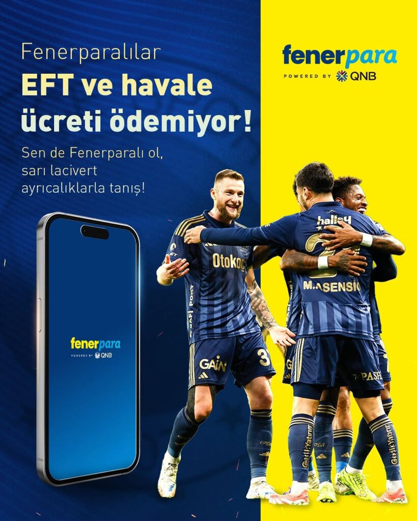 Fenerbahçe’den Bankacılık Dünyasında Devrim: Transfer Ücreti Yok!