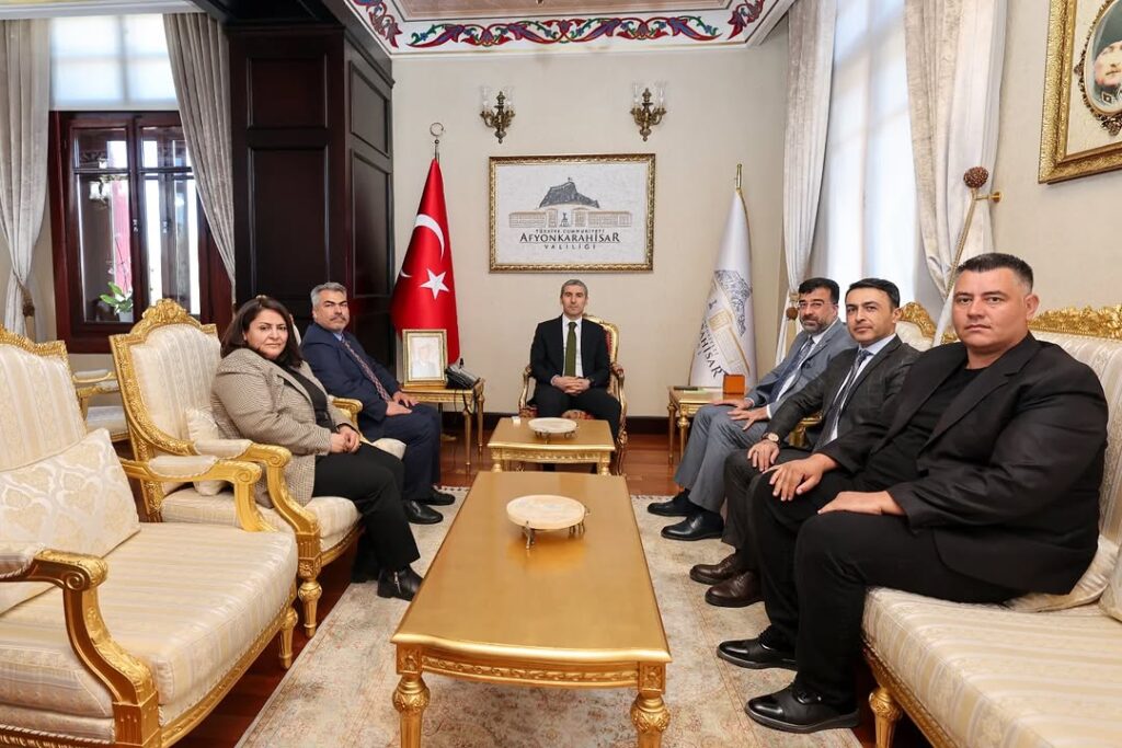 Cumhurbaşkanlığı İletişim Başkanlığı Afyonkarahisar Bölge Müdürü Vali Dr. Naci Aktaş’ı Ziyaret Etti