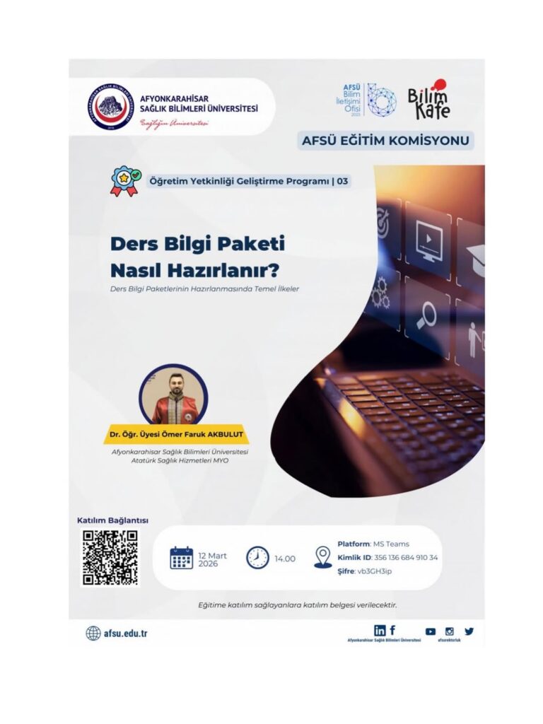 Ders Bilgi Paketi Nasıl Hazırlanır?