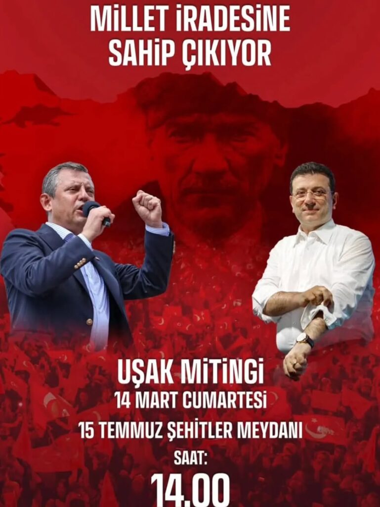 CHP Afyonkarahisar İl Başkanlığı’ndan Milli Birlik Çağrısı
