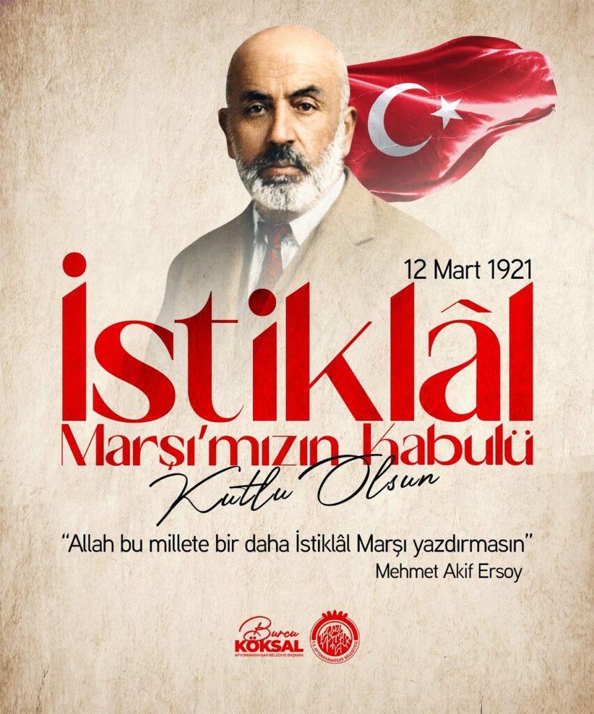 İstiklâl Marşı’nın 105. Yıl Dönümü Kutlu Olsun