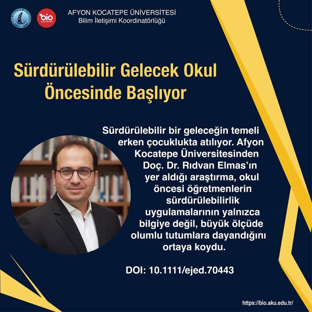Afyon Kocatepe Üniversitesi’nden Sürdürülebilir Gelecek Araştırması