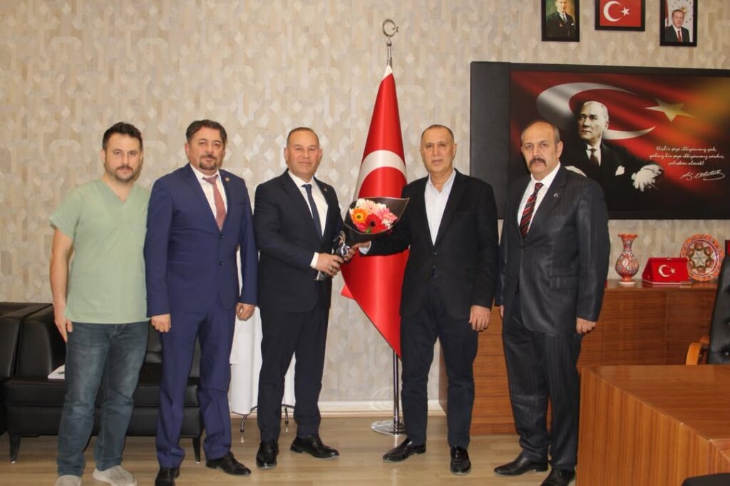 Türk Sağlık-Sen Afyonkarahisar Şube Başkanı Mehmet Ali Öztürk ve Yönetim Kurulu Üyelerinden Başhekim Op. Dr. Osman Acar’a Ziyaret