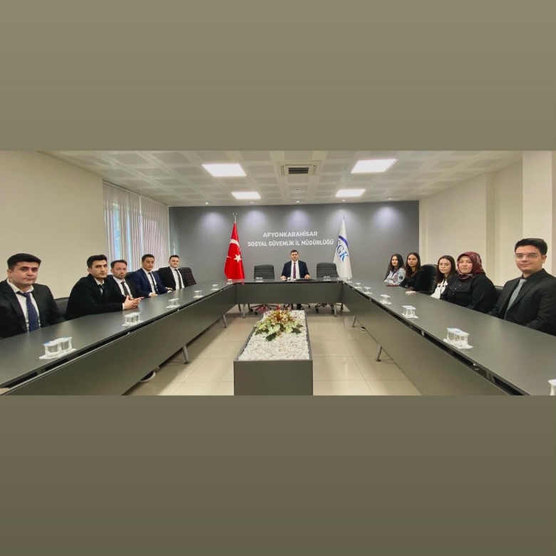 Afyonkarahisar Sgk İl Müdürlüğü’nden Yeni Göreve Başlayan Personeller İçin Tebrik Ziyareti