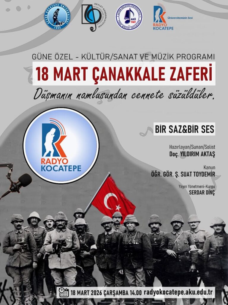 Afyon Kocatepe Üniversitesi’nde Bugün: 18 Mart Çanakkale Zaferi Anma Programı