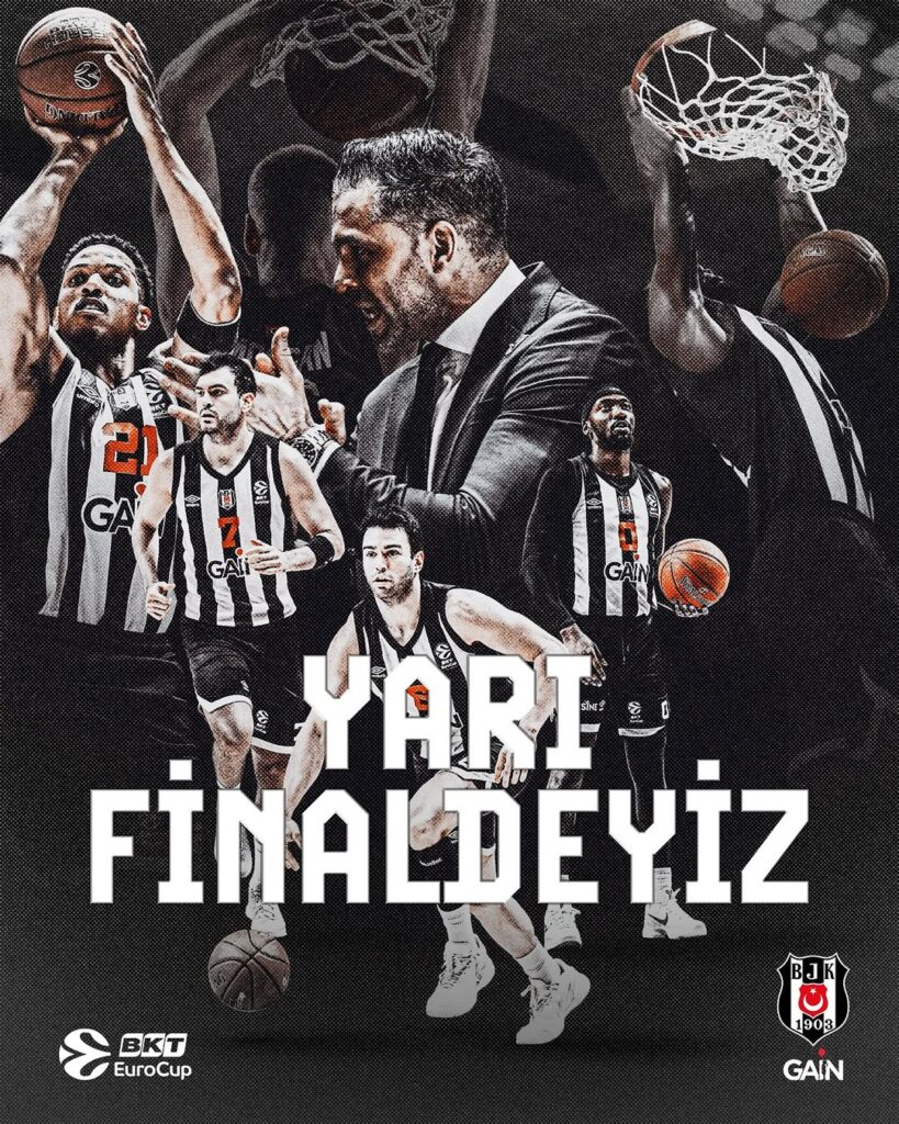 Beşiktaş EuroCup’ta Yarı Finalde! ????