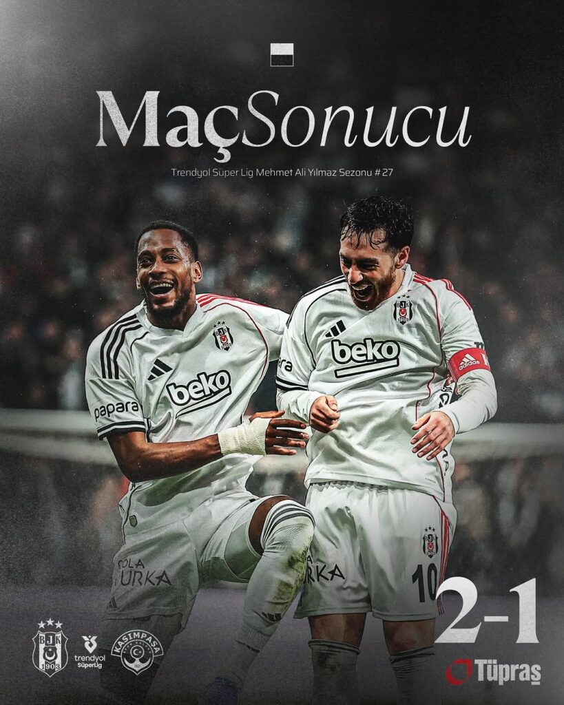 Beşiktaş, Evimizde 3 Puanı Kazandı