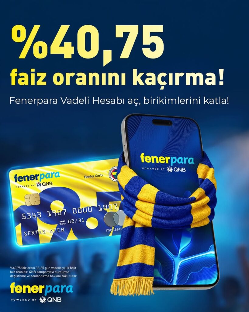 Fenerbahçe’den Birikimlerini Değerlendirmek İsteyenlere Fenerpara Fırsatı!
