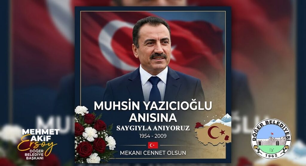 Döğer Belediyesi’nden Muhsin Yazıcıoğlu’na Vefa