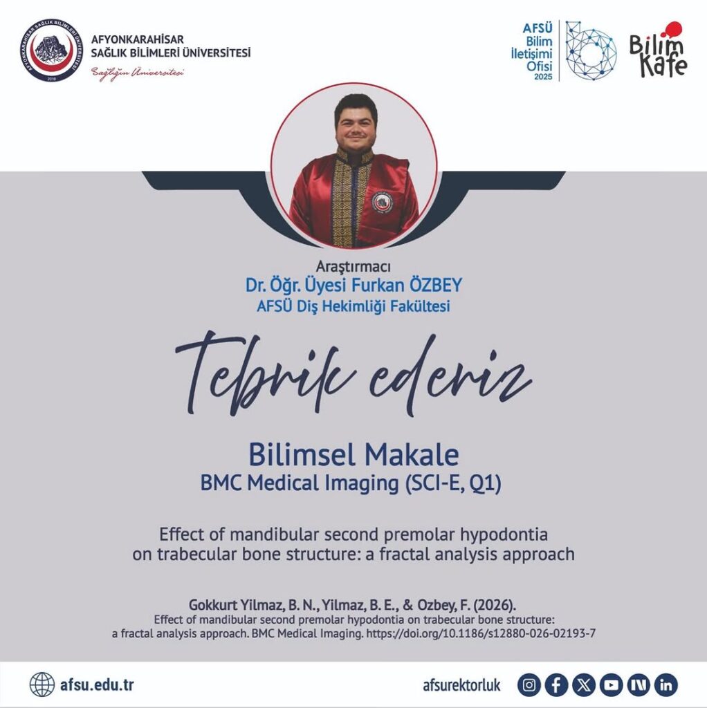 Akademik Başarı: Bilimsel Makale (BMC Medical Imaging)