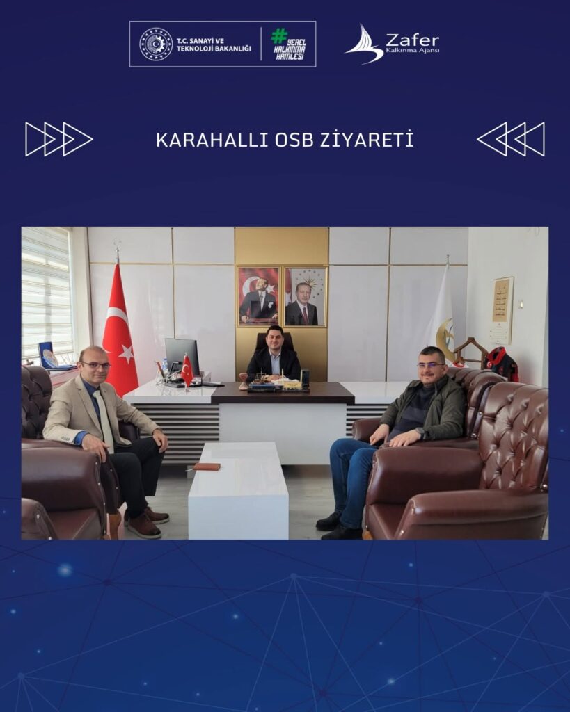 Uşak YDO Koordinatörü Karahallı OSB Yönetimini Ziyaret Etti