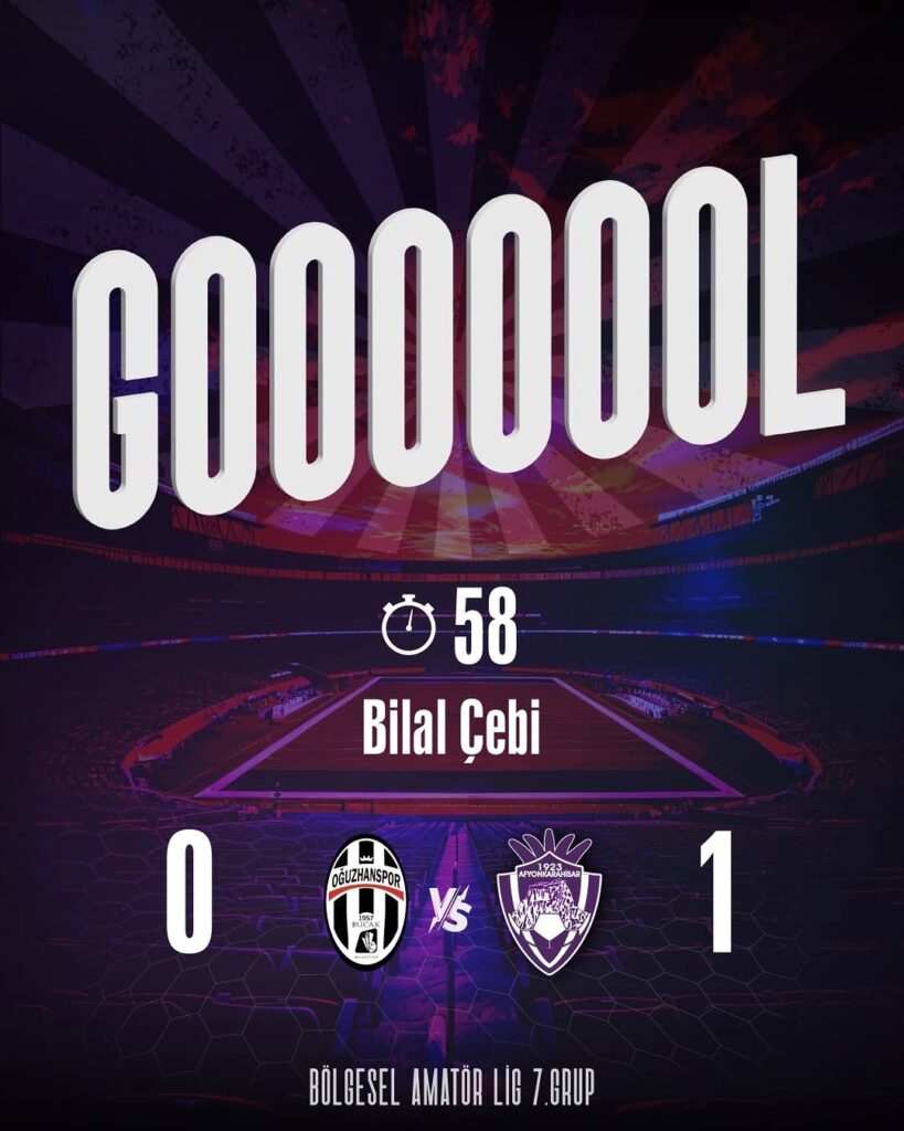 1923 Afyonkarahisar Spor Kulübü’nden Yeni Gol Haberi