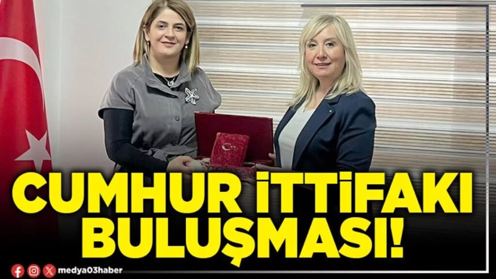 AK Parti Afyonkarahisar İl Kadın Kolları’ndan MHP İl Başkan Yardımcısına Nezaket Ziyareti