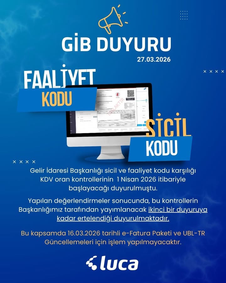 Afyonkarahisar Mali Müşavirler Odası Elektronik Belge Sıralama ve Faaliyet Kodları Hakkında Bilgilendirme