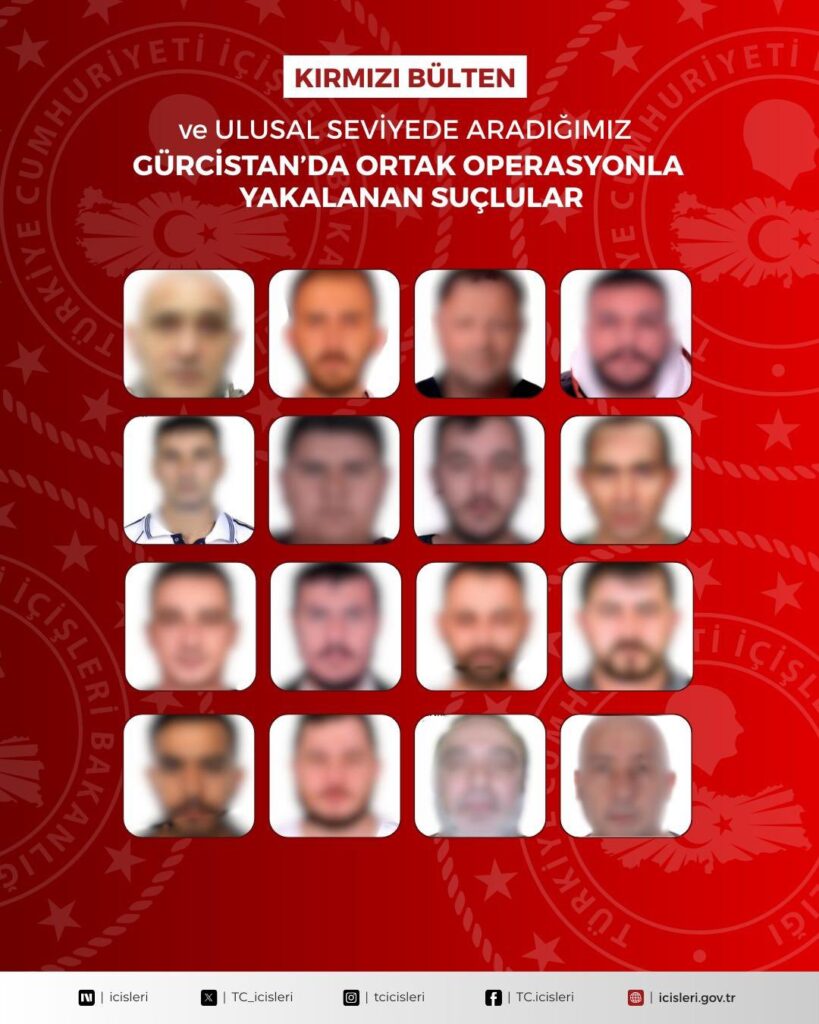 Gürcistan’da Suçlular Yakalandı