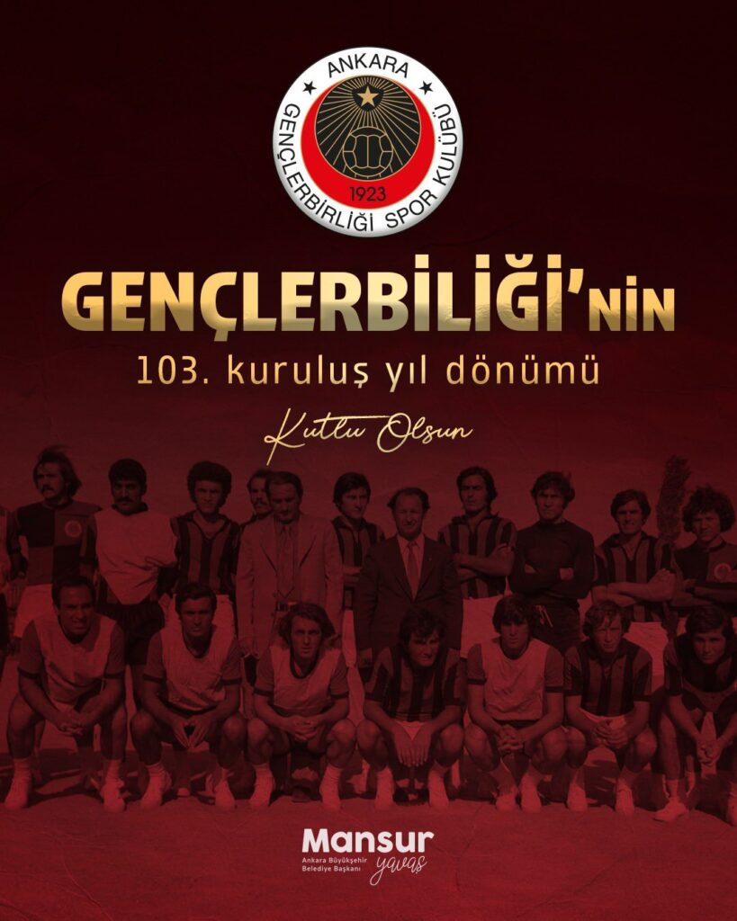 Gençlerbirliği’nin Kuruluş Yıl Dönümü