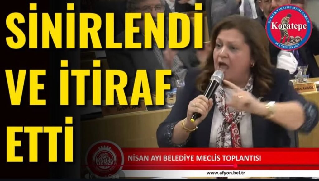 Afyonkarahisar Belediye Başkanı Sinirlendi ve İtiraf Etti