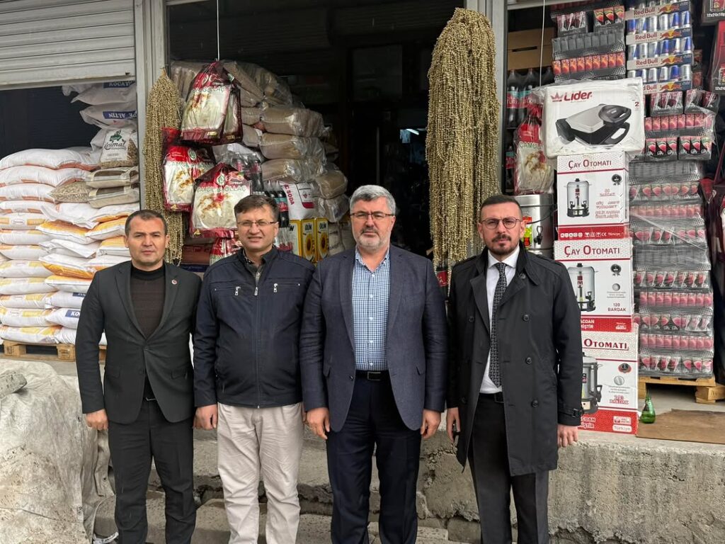 Afyonkarahisar İlçe Başkanı Halit Özdemir, Ali Şenel’i Taziye Ziyaretinde Bulundu