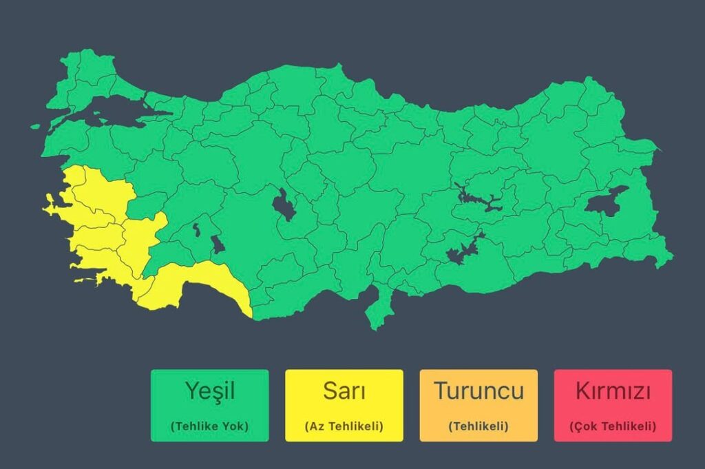 Meteoroloji’den Kuvvetli Yağış Uyarısı!