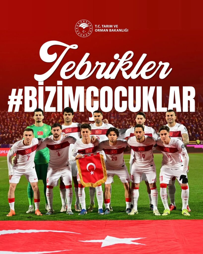 A Millî Futbol Takımı 2026 FIFA Dünya Kupası’na Katılma Başarısıyla İlgili Tebrik