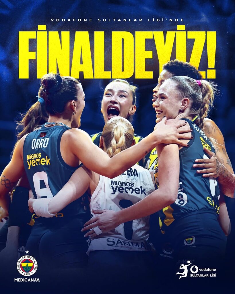 Fenerbahçe Spor Kulübü Vodafone Sultanlar Ligi’nde Finalde!