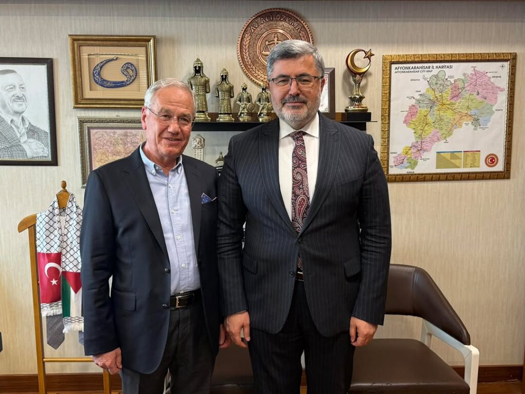 Ak Parti Afyonkarahisar Milletvekili Ali Özkaya, Saffet Acar’ı Gazi Meclisinde Misafir Etti