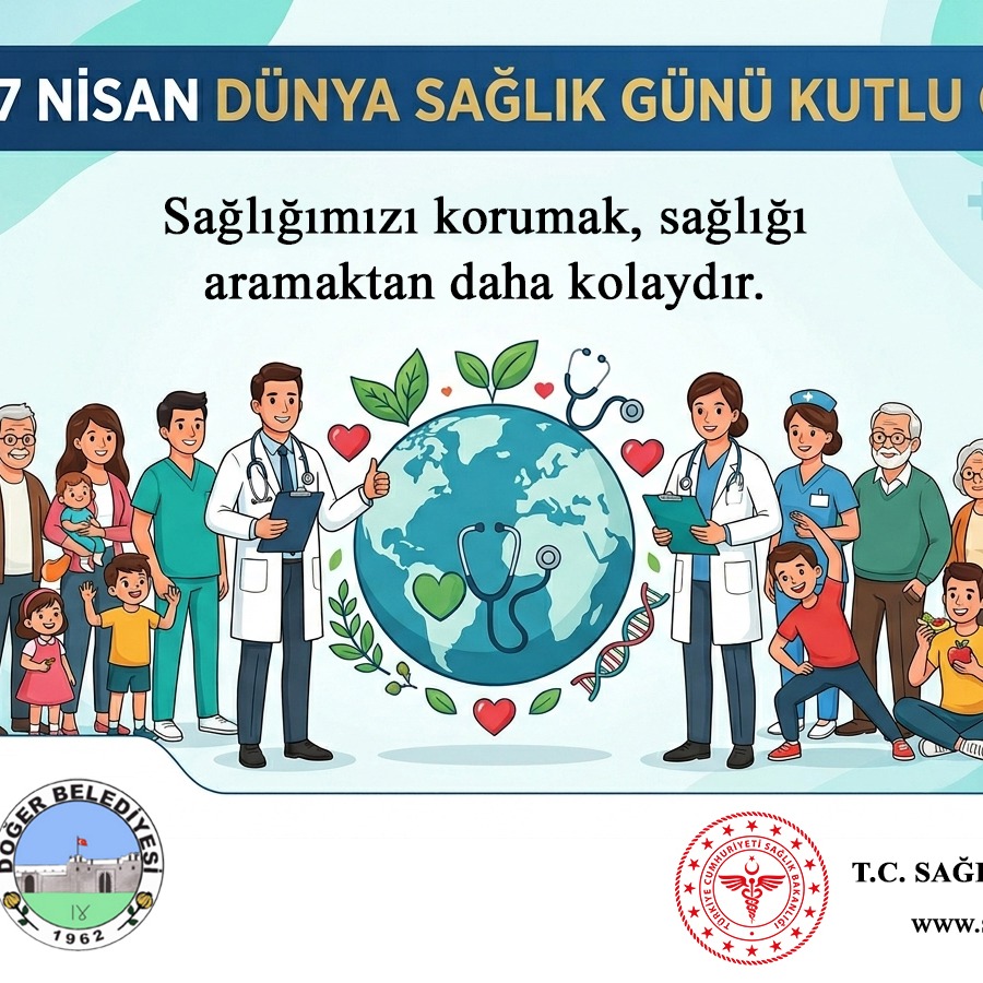 Döğer Belediyesi’nden Sağlık Personellerine Dünya Sağlık Günü Kutlaması