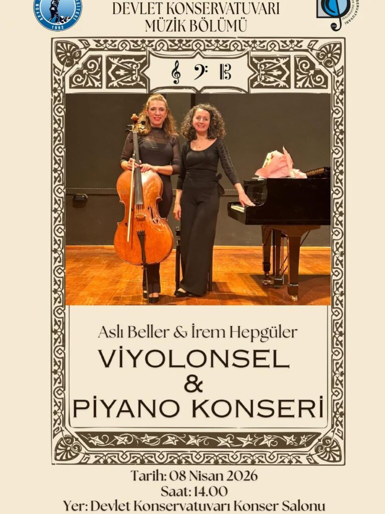Afyon Kocatepe Üniversitesi’nde Bugün: Viyolonsel & Piyano Konseri