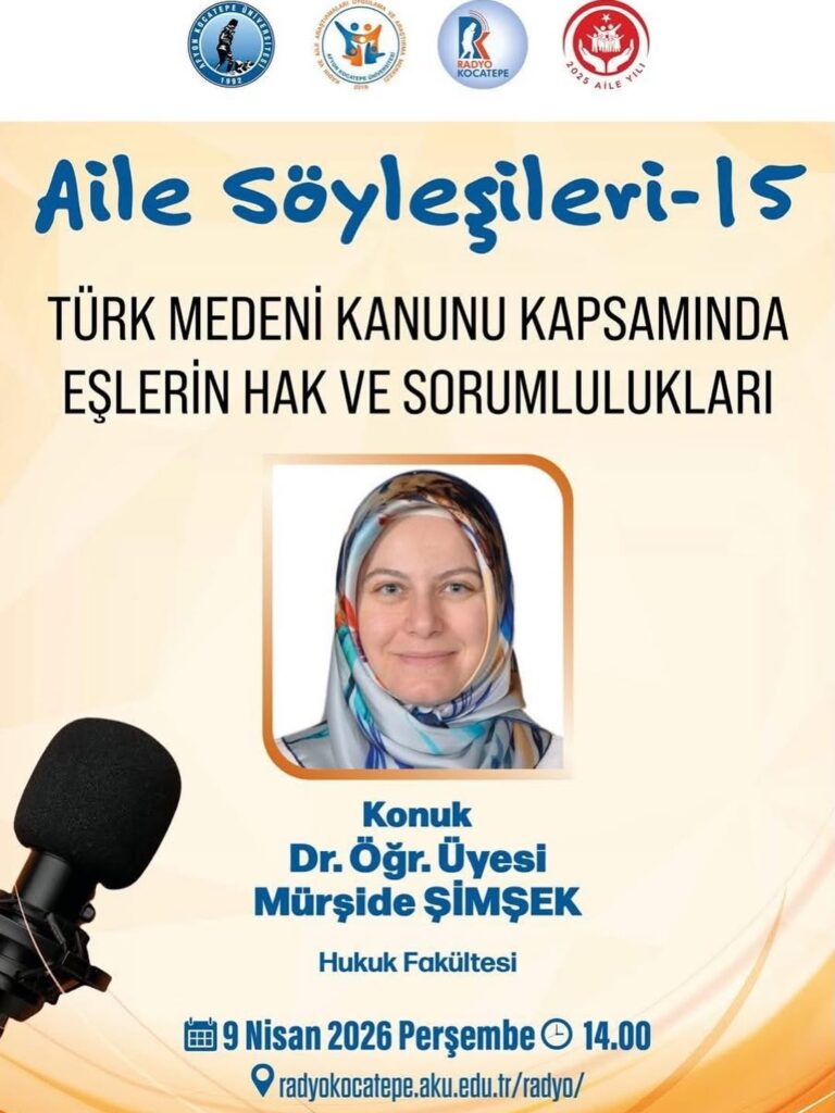 Afyon Kocatepe Üniversitesi’nde Bugün: Aile Söyleşileri-15