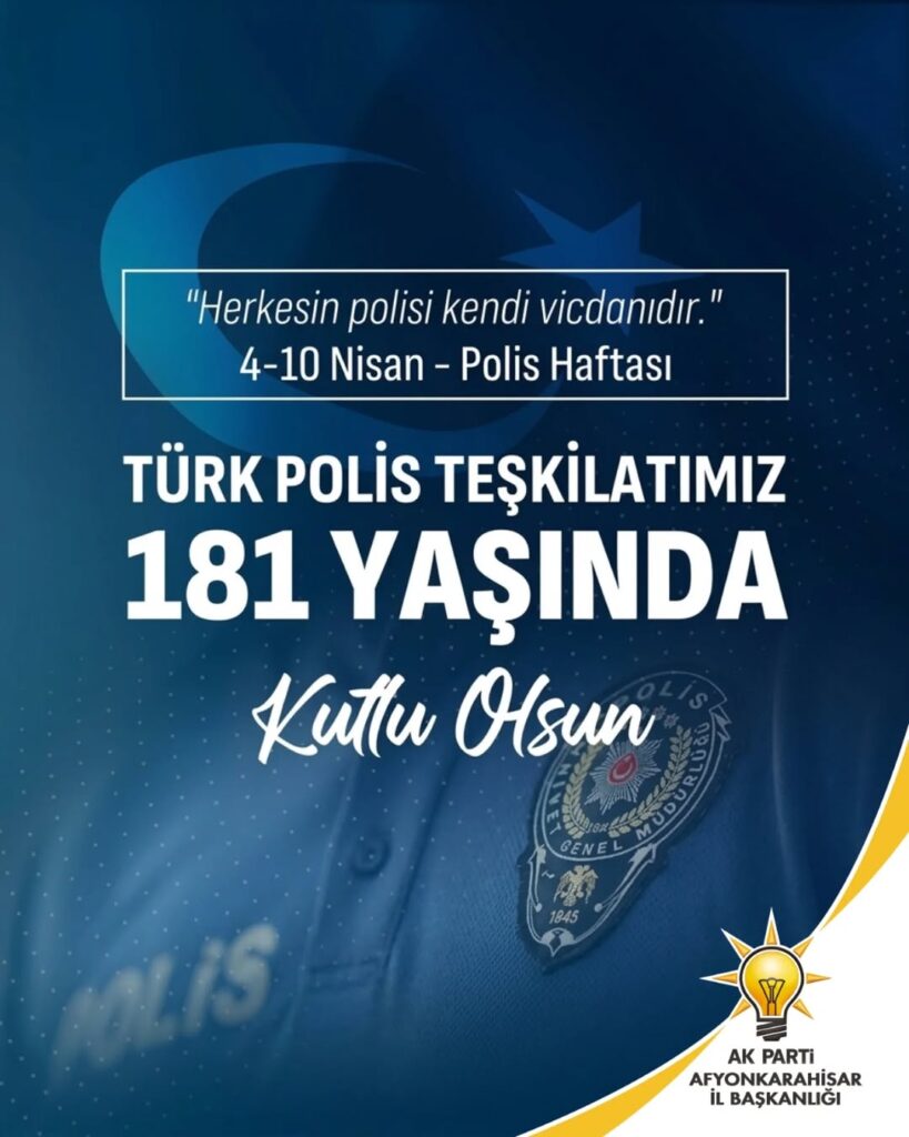 Türk Polis Teşkilatı’nın 181. Kuruluş Yıl Dönümü Kutlamaları