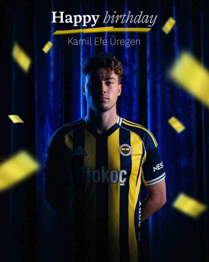 Fenerbahçe’den Kamil Efe Üregen’e Doğum Günü Kutlaması