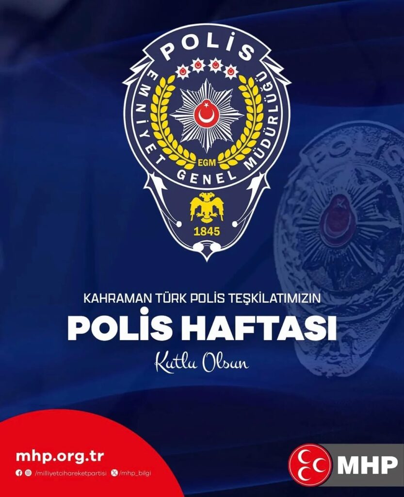 Mhp Afyonkarahisar Milletvekili Mehmet Taytak’tan Polis Haftası Kutlaması
