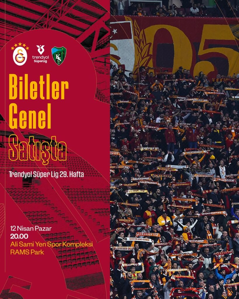 Galatasaray, Pazar Akşamı Kocaelispor ile Rams Park’ta Karşılaşacak!