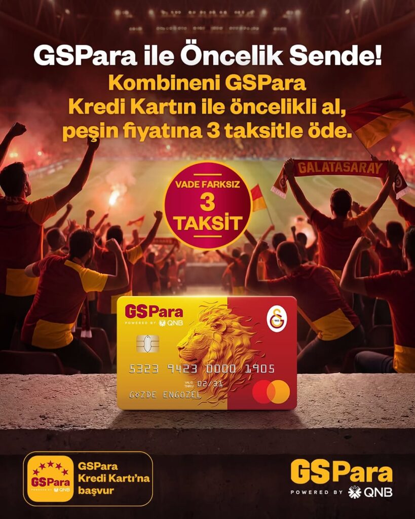 Galatasaray’dan Yeni Sezonda Kombine Fırsatı: GSPara ile Öncelikli Yer Ayırtma İmkanı!