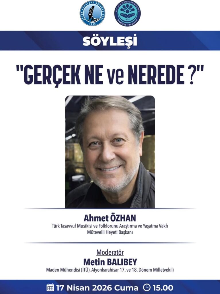 Afyon Kocatepe Üniversitesi İlahiyat Fakültesi Konferans Salonunda Etkinlik Düzenliyor
