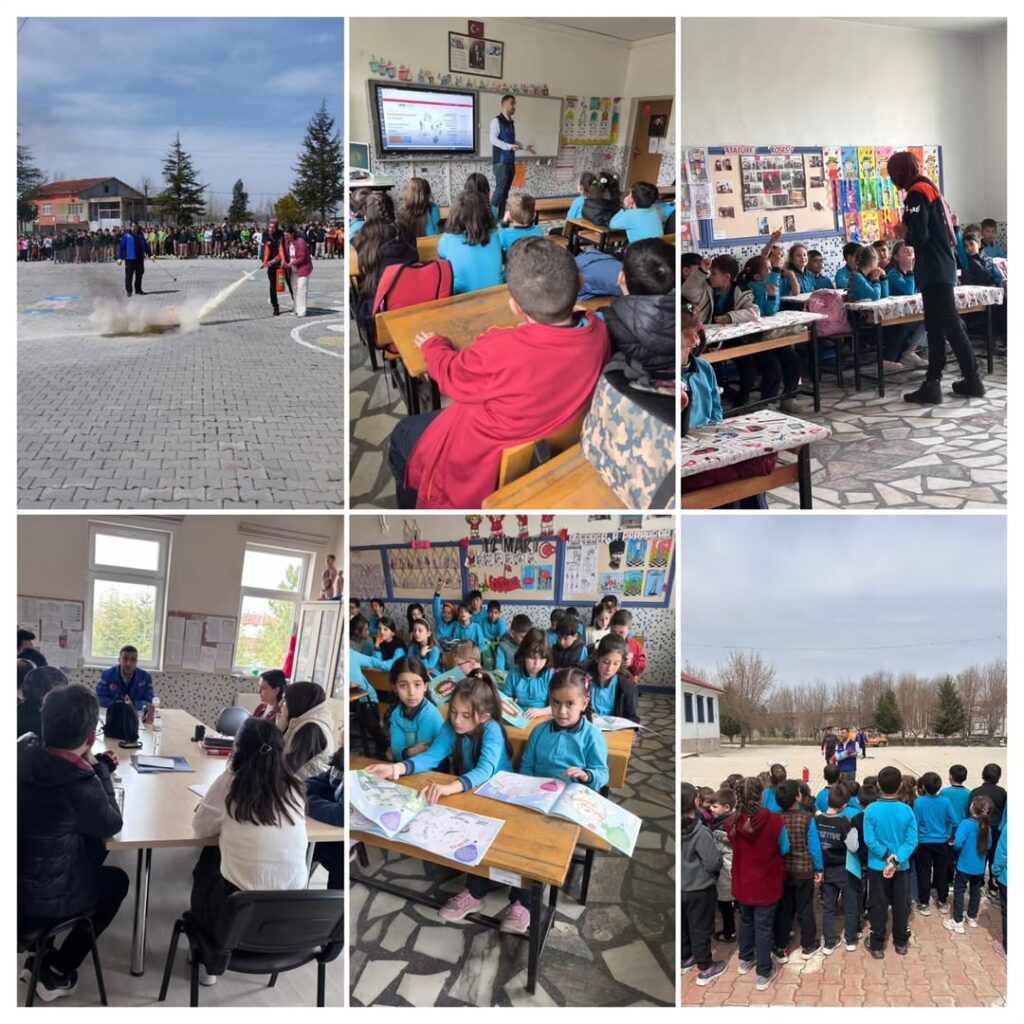 Afet Farkındalık Eğitimi Küçükhüyük İlkokulu ve Ortaokulu’nda Verildi