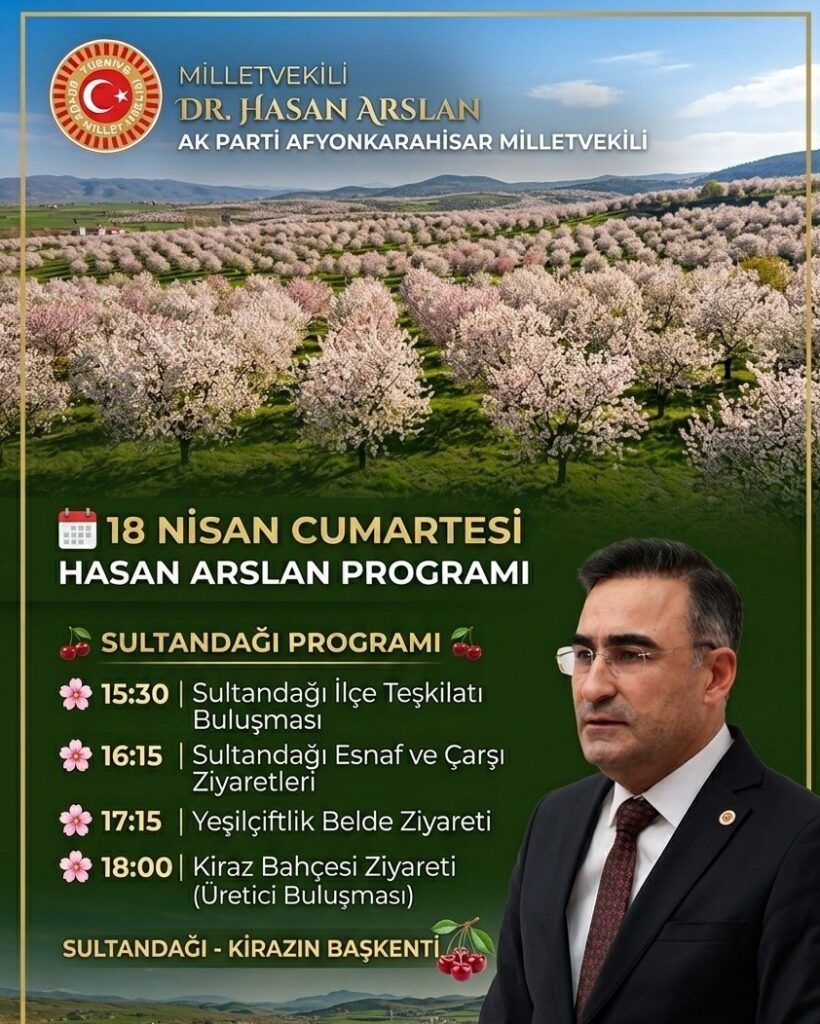 Ak Parti Milletvekili Hasan Arslan Sultandağı’nda Hemşehrileriyle Buluştu