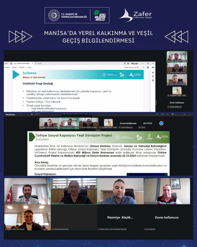 Manisa’da Yerel Kalkınma ve Yeşil Geçiş Bilgilendirmesi