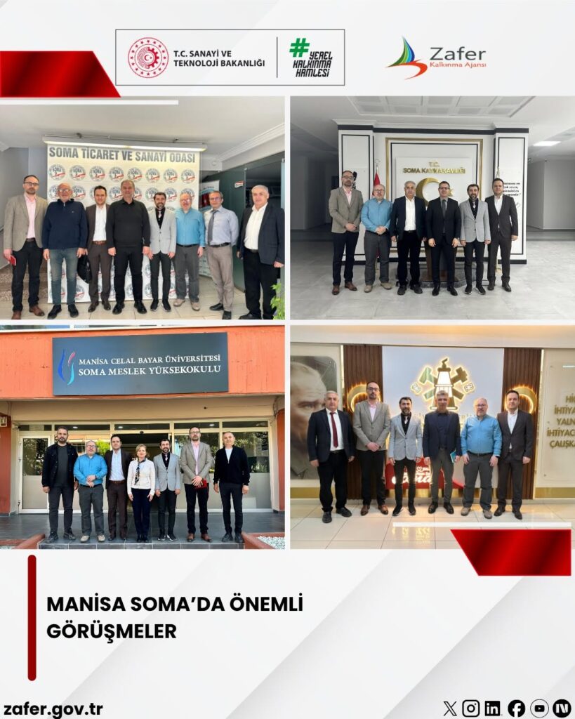 Manisa’nın Soma İlçesinde Yapılan Önemli Temaslarda Bulunuldu