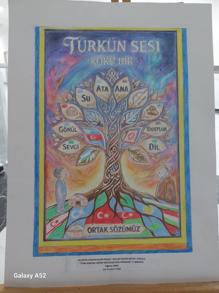 Türk Dünyasının Ortak Sözcükleri Afişlerde Hayat Buldu