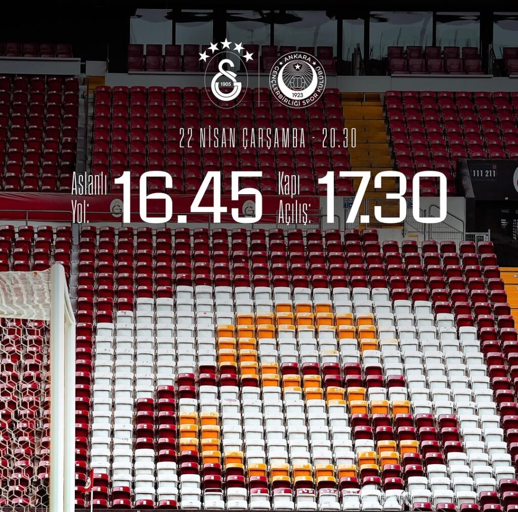 Galatasaray’ın Gençlerbirliği ile Oynayacağı Maçın Stadyum Bilgileri