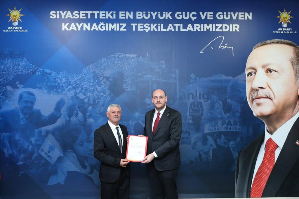 AK Parti Genel Merkez Teşkilat Başkanı Ahmet Büyükgümüş’ten Evciler İlçe Başkanı Ataması